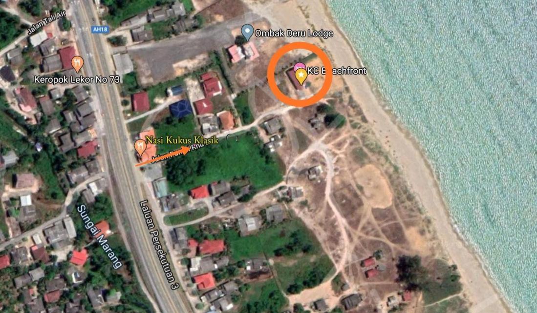 Kc Beachfront Marang Bagian luar foto